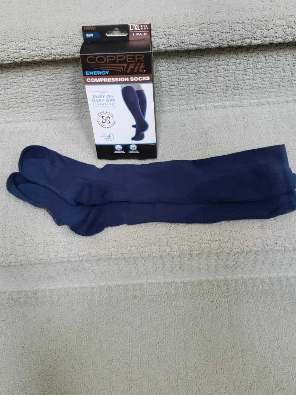 Copper Fit Energy compression socks - L/XL